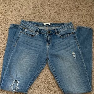 Nordstrom THIS CITY Straight Ripped jeans